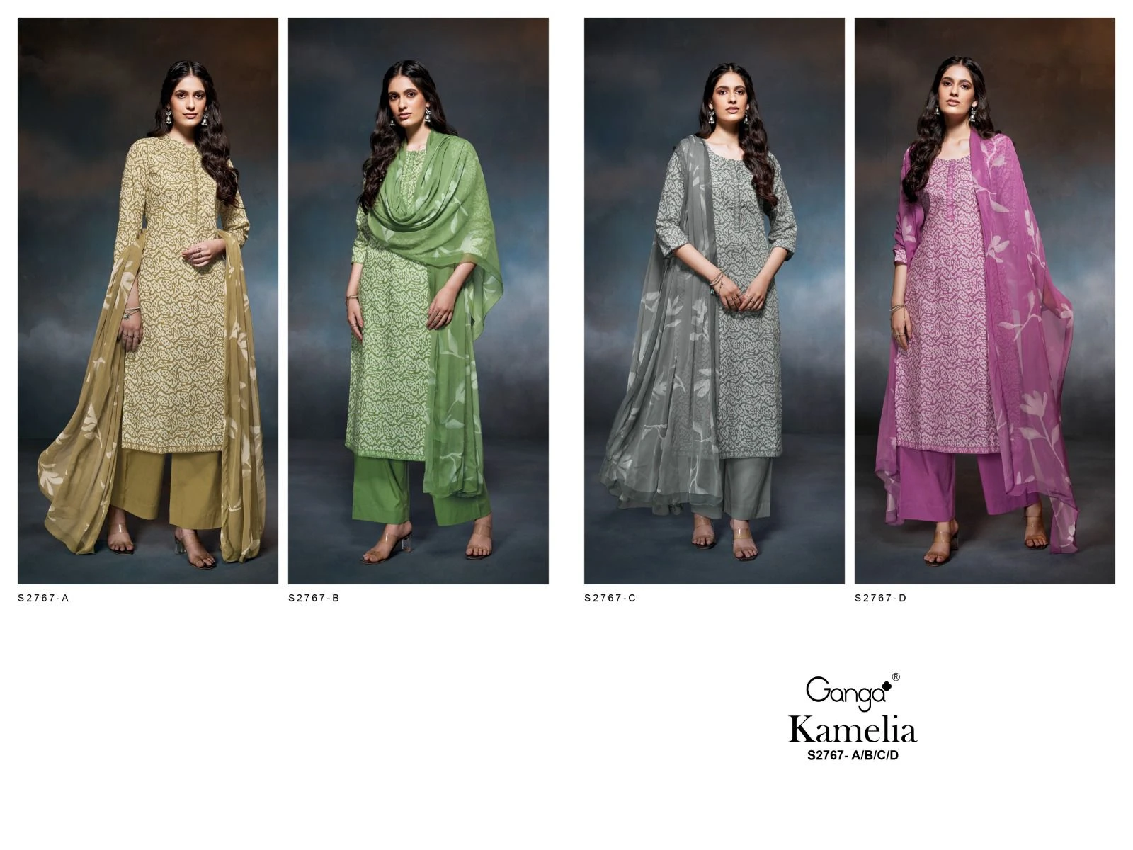 Ganga Kamelia 2767 Premium Cotton Printed Wholesale Fancy Salwar Suit Catalog — Wholesale Salwar Suits, Ganga wholesale from Surat — view 6